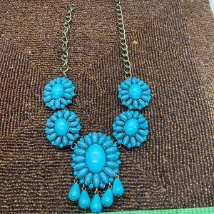 Sugar fix by baublebar 
Turquoise & Gold necklace